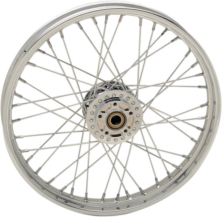 Drag Specialties Wheel Front 40 Spoke 21" X 2.15" Chrome - Part #02030636 - Hogparts UK