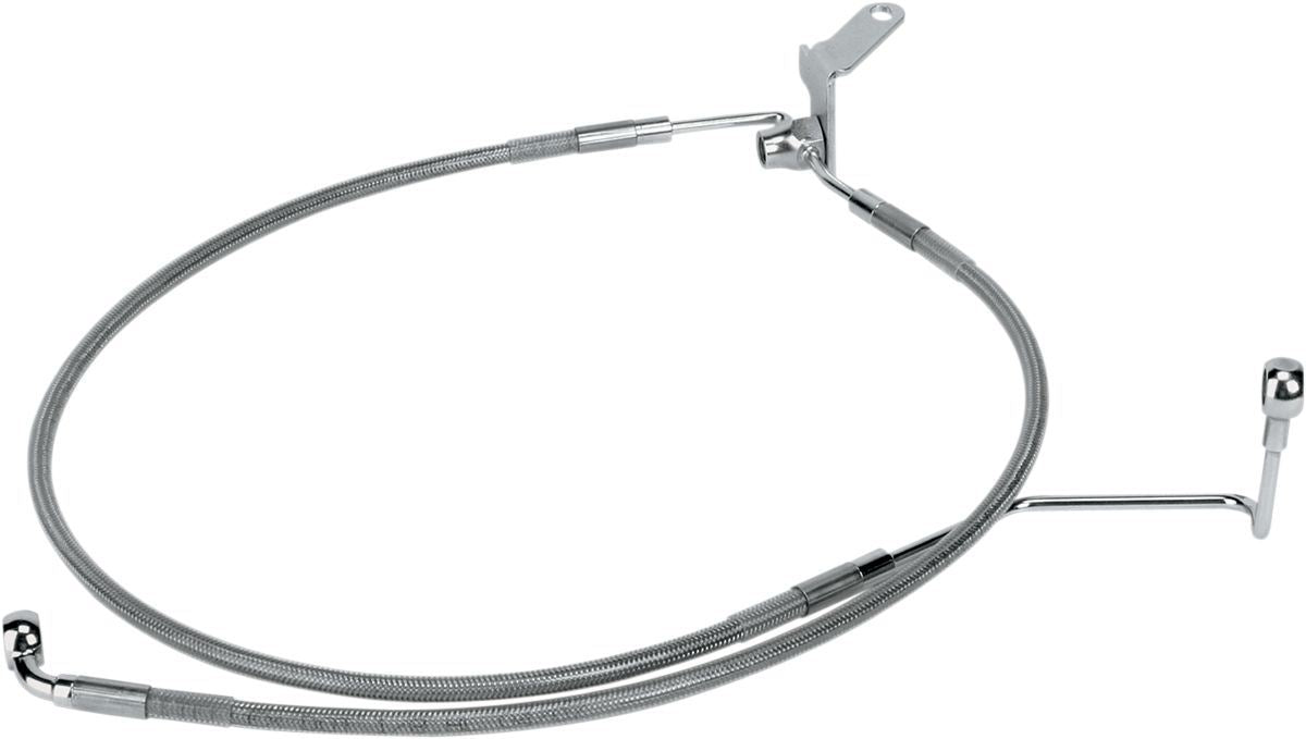 Drag Specialties Rear Brake Line Stainless Steel 3" Extended - Part #17410708 - Hogparts UK