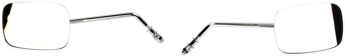 Drag Specialties Mirrors Oem-Style Rectangular Long Chrome - Part #06400982 - Hogparts UK