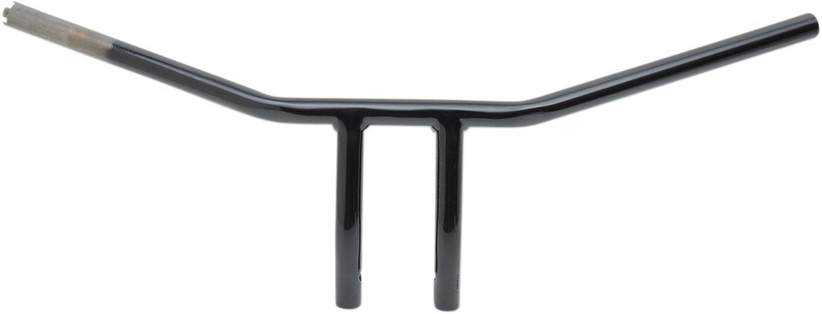 Drag Specialties Handlebar 6" T-Bar Drilled Black TBW - Part #06014225 - Hogparts UK