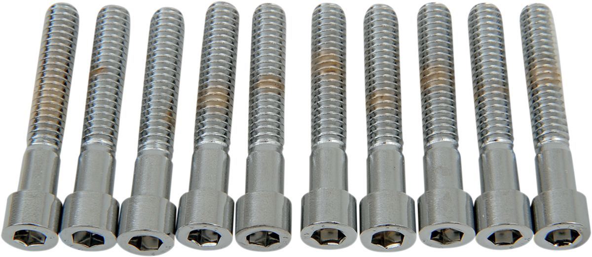 Drag Specialties Socket-Head Bolt 1/4-20X1.5 Smooth Chrome - Part #DS190539S - Hogparts UK