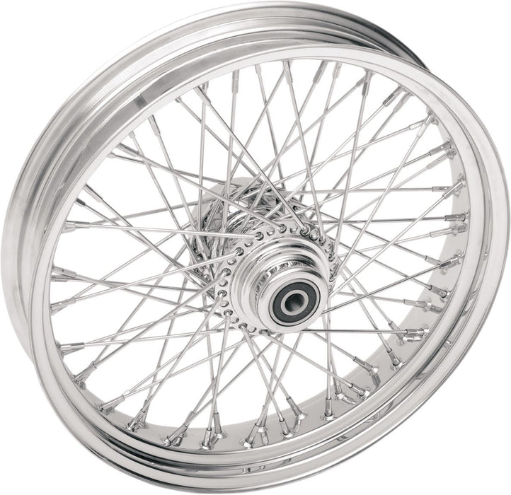 Drag Specialties Front Wheel 16X3.5 Single-Disc 60-Spoke Chrome - Part #02030070 - Hogparts UK