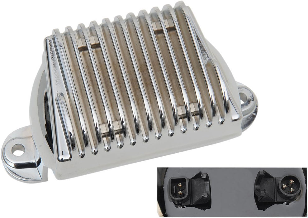 Drag Specialties Solid-State Regulator Chrome - Part #21120788 - Hogparts UK