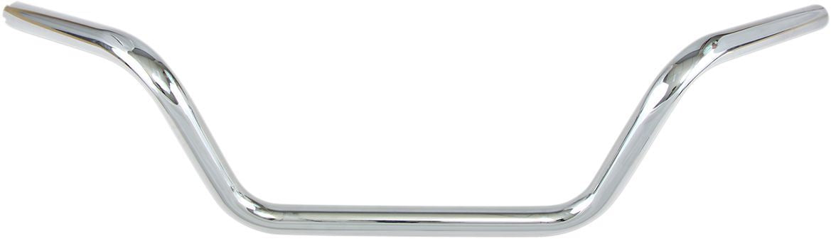 Drag Specialties Handlebar 1" Low Buckhorn Chrome TBW - Part #06014185 - Hogparts UK