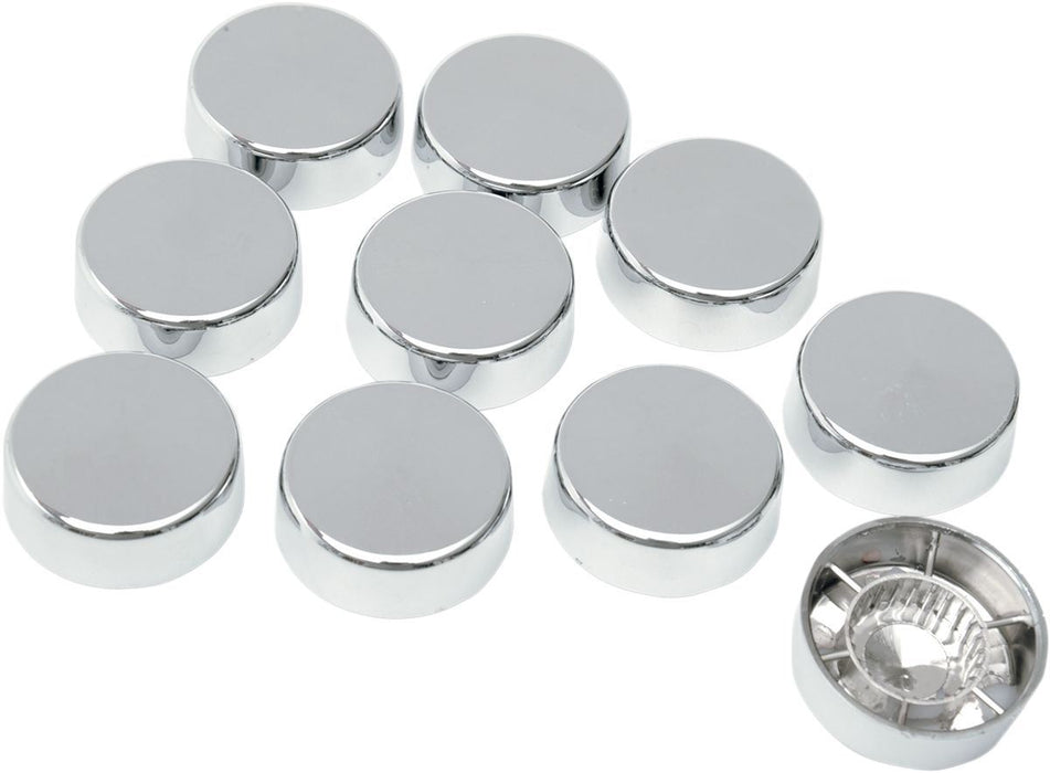 Drag Specialties Chrome Hex Bolt/Nut Cover 5/8" W/ Washer - Part #24020130 - Hogparts UK