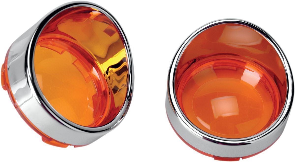 Drag Specialties Replacement Lens Oem Deuce-Style Amber W/ Visor - Part #20200397 - Hogparts UK