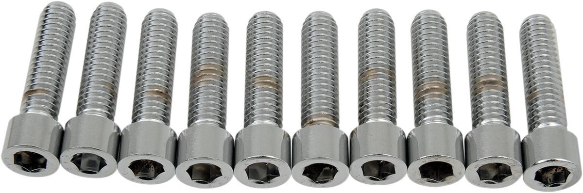 Drag Specialties Socket-Head Bolt 5/16-18X1.25 Smooth Chrome - Part #DS190547S - Hogparts UK