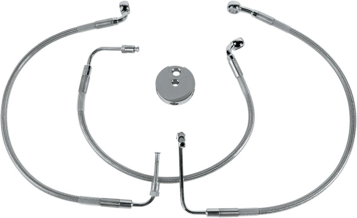 Drag Specialties Front Brake Line Stainless Steel - Part #12042755 - Hogparts UK