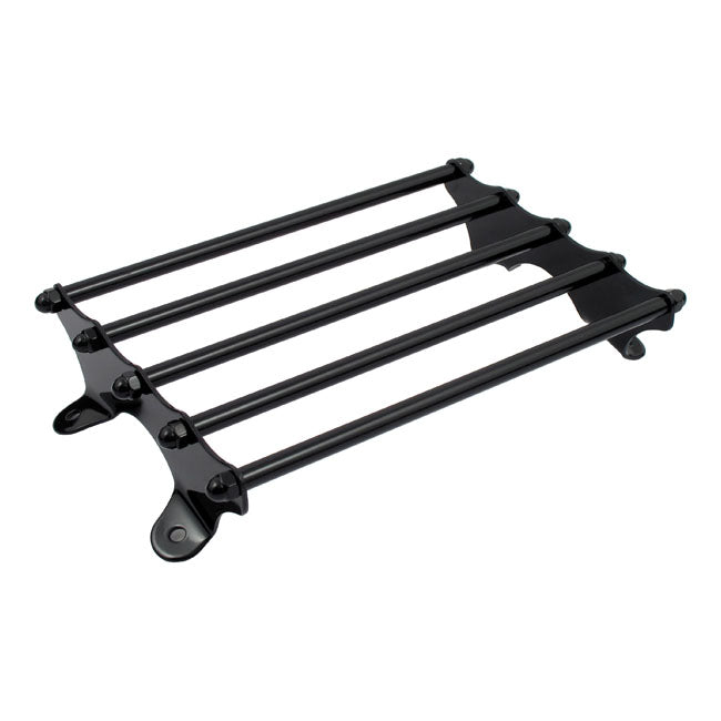 Paughco, Early Style Luggage Rack. Black for 41-57 Big Twin ; Most Bikes With Solo Seats In Custom Applications