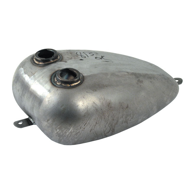 Paughco, Mustang Universal 3.0G Gas Tank. Dual Cap for Universal. With Front & Rear Tab Mount. Designed For Use On Big Twin Models