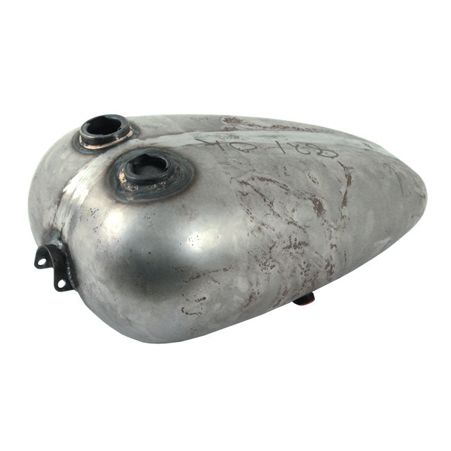 Paughco, Mustang Universal 4.75G Gas Tank. Dual Cap for Univ. With Front Horseshoe & Rear Tab Mount. Designed For Use On Big Twin Models