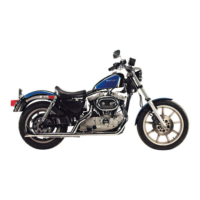 Paughco, 2 Into 1 Head Pipes. Chrome for 57-85 XL (Excl. 1979 XL)