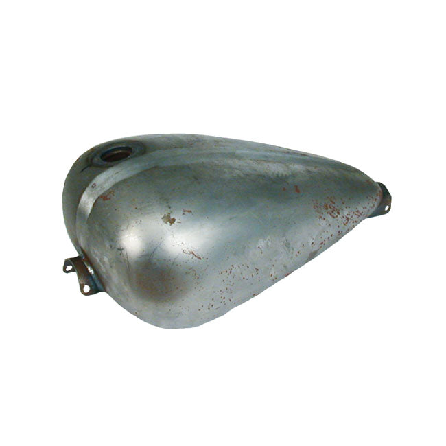 Paughco, 3.8G Stretched Teardrop Gas Tank. Low Tunnel for Universal