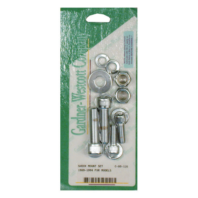 FXR Shock Mount Kit, Chrome for 89-94 FXR