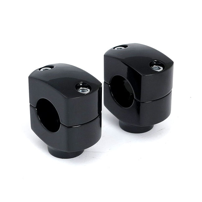 Motorcycle Storehouse 1 1/4" Rise Domed Risers for 73-02 Big Twin, TC/B, XL (Excl. Flt)