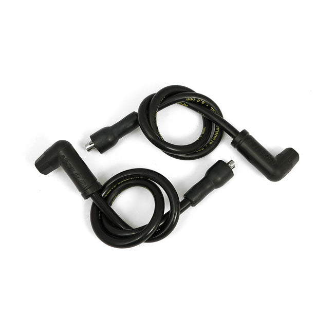 Accel, 8.8mm Stainless Core Spark Plug Wire Set. Black for 58-69 XL With Magneto