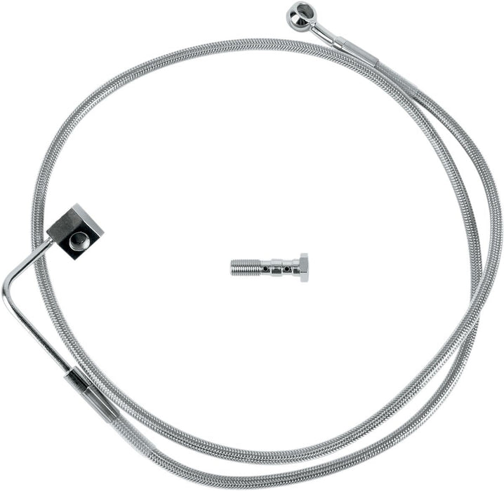 Drag Specialties Rear Brake Line Stainless Steel - Part #12042743 - Hogparts UK