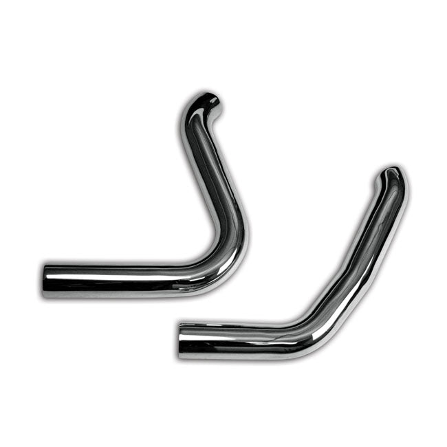 Paughco, Front & Rear Heatshield Set. Chrome for 00-17 Softail