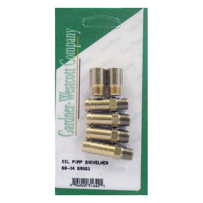 Gw Oil Pump & Line Fitting Set for 68-84 Shovel
