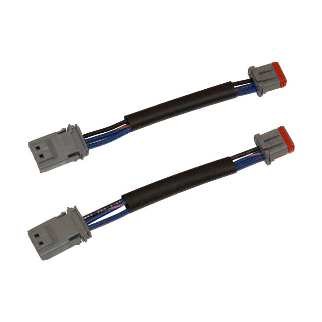 Namz, Front Turn Signal Wiring Extension Kit. +4" for 16-20 Softail (Excl. FLSTC, FLSTN, Flhc/S, Flde)