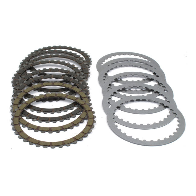 Barnett Clutch Plate Kit, Carbon Fibre for 90-97Big Twin; 91-20 XL (Excl. 08-12XR1200)