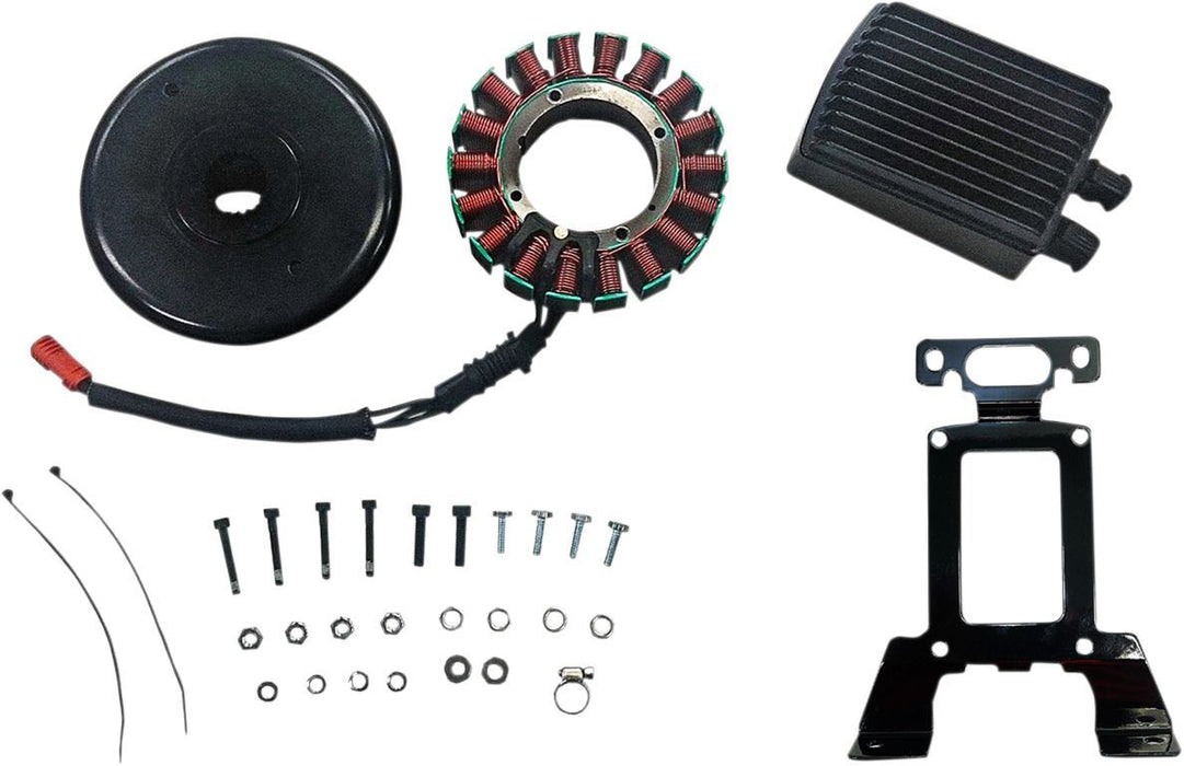 Drag Specialties Charging Kit 54A High-Output Black - Part #21121205 - Hogparts UK