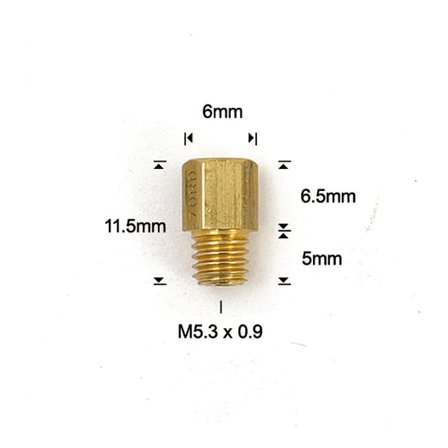 EBC Mikuni Hex Head Main Jets 4/042, Size 70 for Vm, Vm-18, Vm24-512, Vm26-606; Tmx Carburettors
