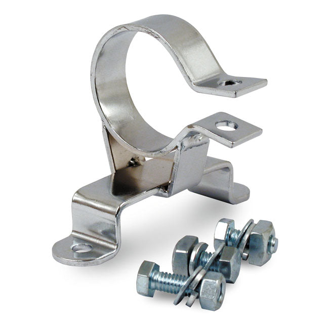 Paughco, 1-7/8" Exhaust Hanger Bracket. Chrome for 85-16 Flt/Touring