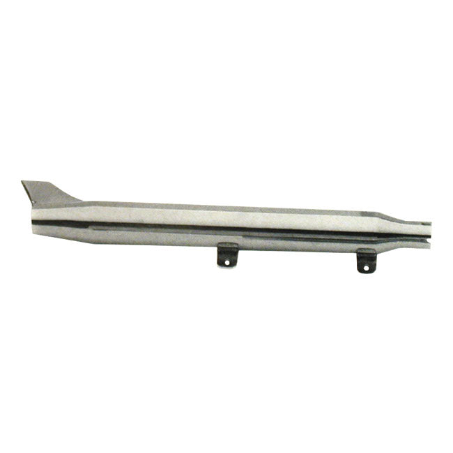 Paughco, Smooth 3" Rocket Fishtail Muffler. 31". Right for 97-03 FLSTS; 2005 FLSTC