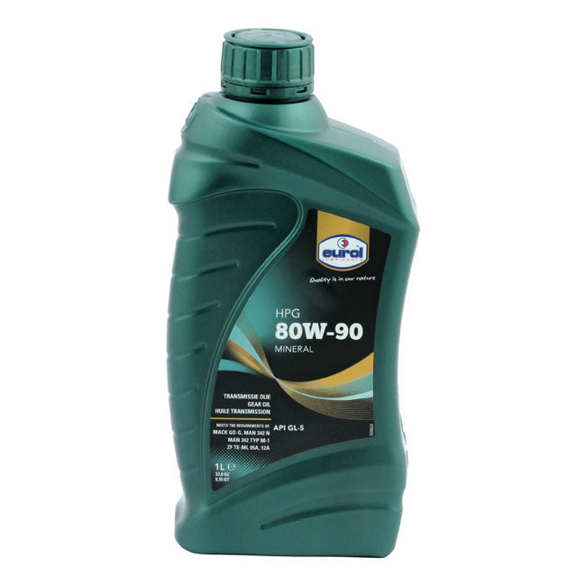 Eurol, 80W90 Transmission Oil, 1L for 36-20 All Big Twin