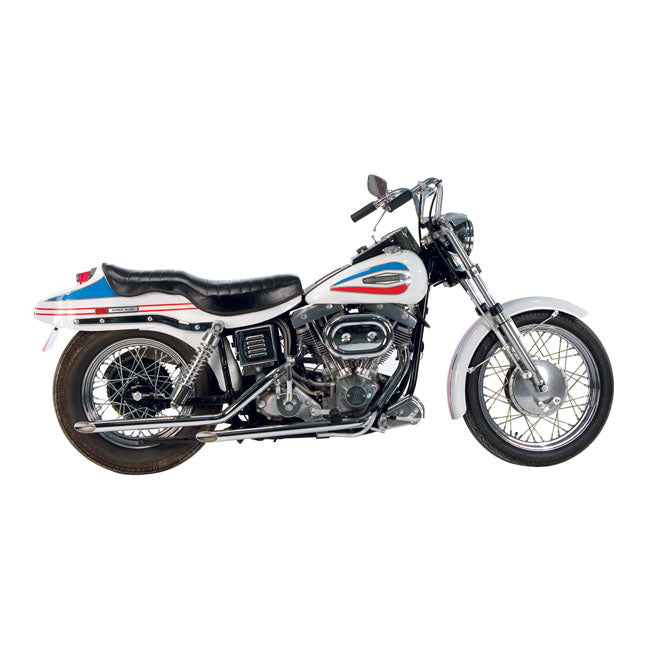 Paughco, Drag Pipes (40"). Chrome for 70-84 Shovel