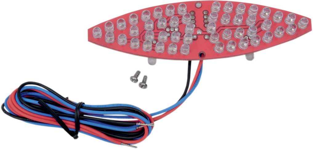 Drag Specialties Taillight Deco Led-Board Red For 20300169 - Part #20100381 - Hogparts UK