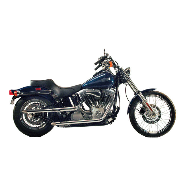 Paughco, Shotgun Drags (40"). Chrome for 86-06 Softail (Excl. Se & Cvo Engines)