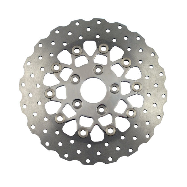 EBC Pol. Stainl. Contour Floating Rotor for Most Up to 1999 H-D Models