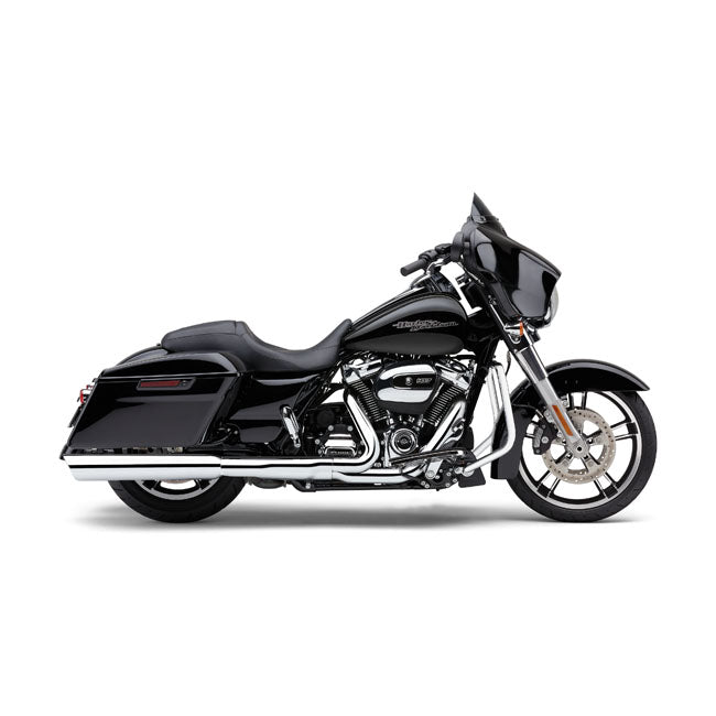 Cobra, 909 Twins 4" Slip-On Mufflers. Chrome for 17-20 Touring