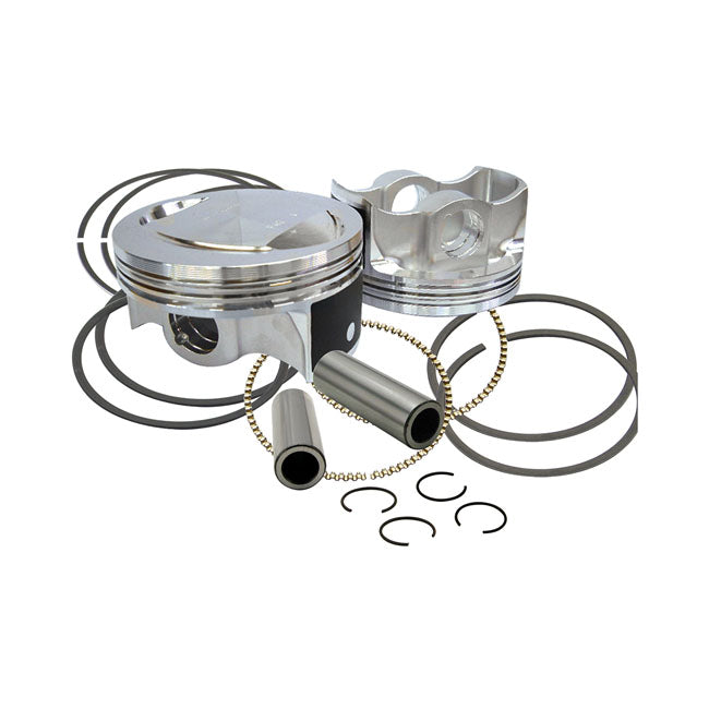 S&S, 3.927" Big Bore Conversion Piston & Ring Kit. Std for 99-05 88" Dyna; 99-06 88" Touring; 00-06 88" Softail . With 3.927" Big Bore Cylinders