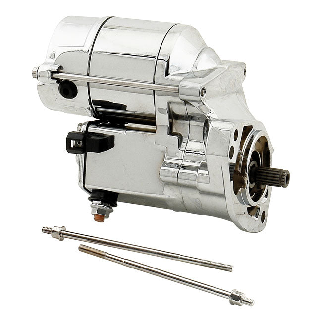 Accel, Ultra Tork Starter Motor, 1.4Kw. Chrome for 89-93 Big Twin