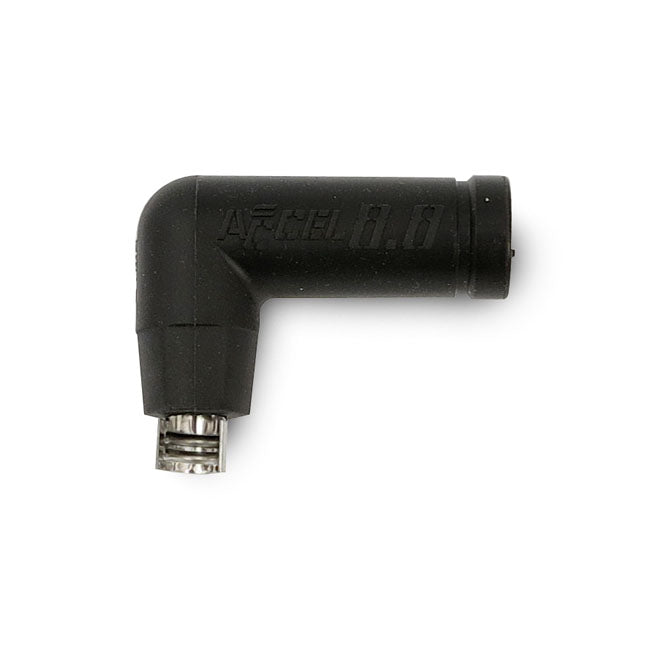 Accel, 8.8mm Spark Plug Boot & Terminal. 90 Degree, Black for Universal