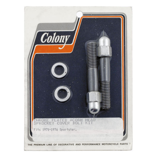 Colony Sprocket Cover Mount Kit, Acorn for 71-76 XL