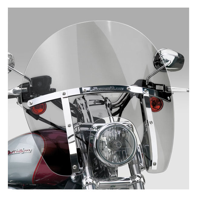 N.Cycle Switchblade Windshield Chopped for 91-05Dyna (Excl. FXDWG, FXdxt); 88-20 XL (Excl. XL1200Cx/T/X/Xs; 11-19 XL883L, 1200C)