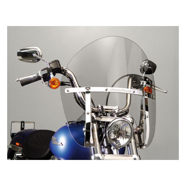 N.Cycle Switchblade Windshield Chopped for 18-20 Softail FXbb, FXLr; 06-17 FXD (Excl. FLD, FXdf, FXdse, FXDWG; 14-17 FXDL/S); 08-11FXcw/C