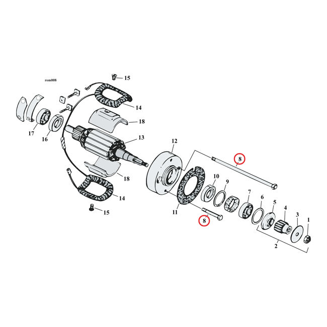 Generator Mount Kit, Allen for 57-70 XL