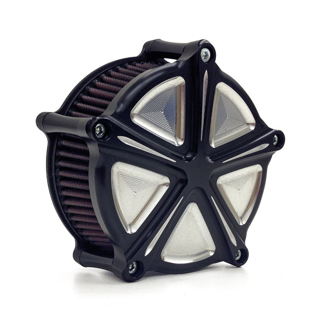 Atomik Air cleaner, Black for 16-17 Softail; 16-17 FXdls; 08-16Touring, Trike (E-Throttle Models)
