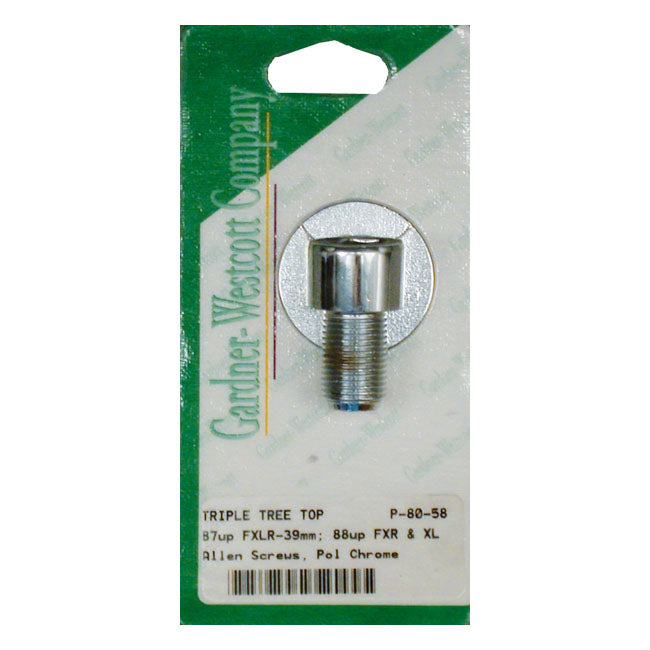87-Up Fork Stem Bolt Kit, Allen for 88-84FXR; 91-05FXd (Excl. FXDWG); 88-20 XL (Excl. 97-03 1200S; 04-09 1200R/L; 2007 XL50)