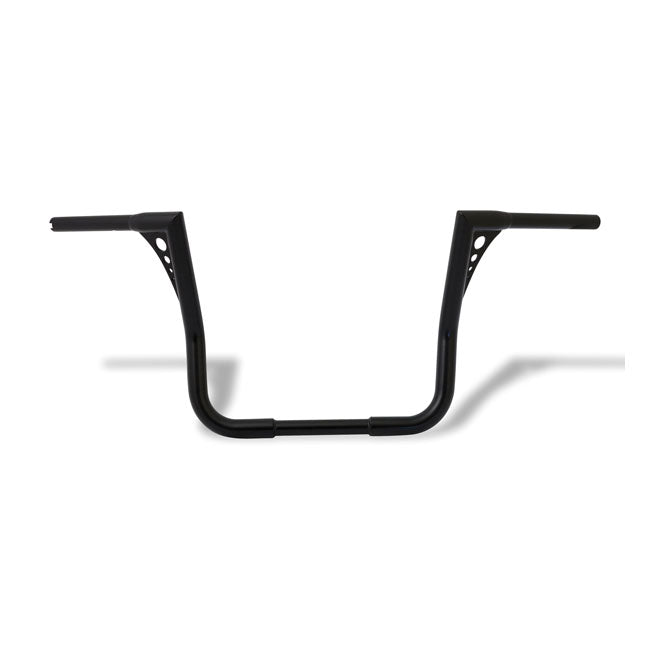 Bagger 1-1/4" Handlebar 13" High Black for 08-20 FLHT, FLHX (E-Throttle With Batwing Fairing)