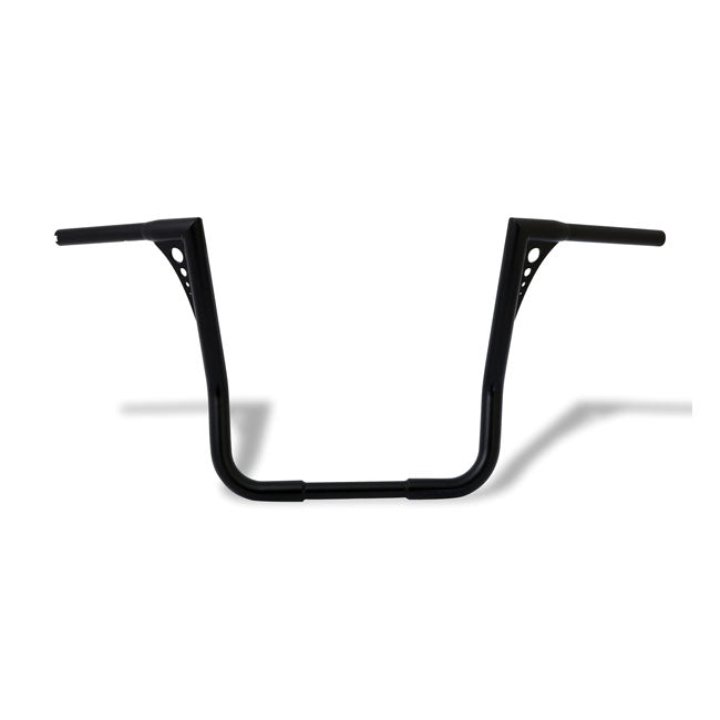 Bagger 1-1/4" Handlebar 15" High Black for 08-20 FLHT, FLHX (E-Throttle With Batwing Fairing)