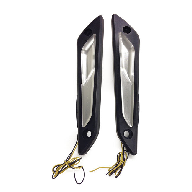 Atomik Bagger LED Turn Signal Front for 96-20 Flt/Touring (Excl. FLTR Road Glide Models)