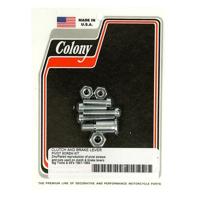 Colony Handlebar Lever Pivot Pin Kit for 41-64 45" Sv Models
