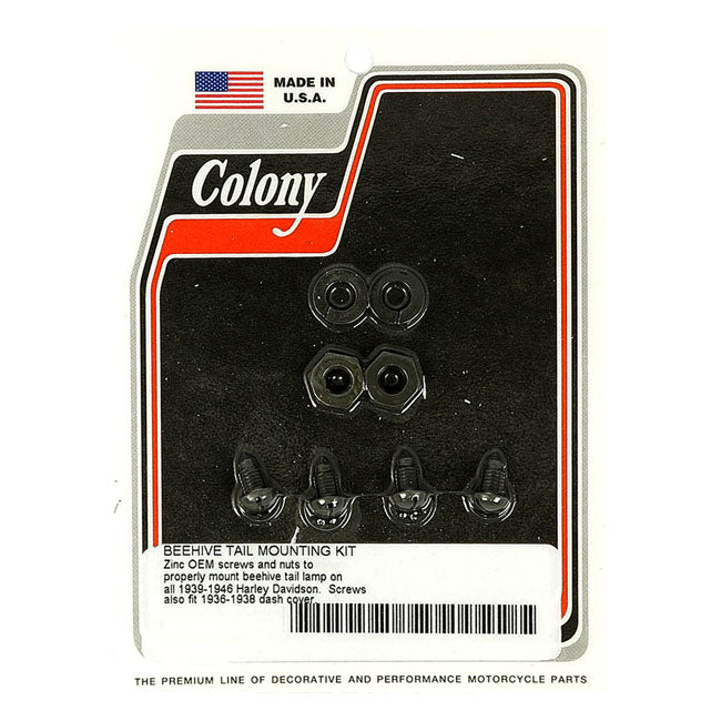 Colony Beehive Taillight Mount Kit for 36-46 All H-D