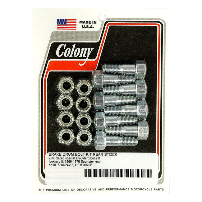 Colony Rear Brake Drum Mount Kit for 52-78 K, KH, XL